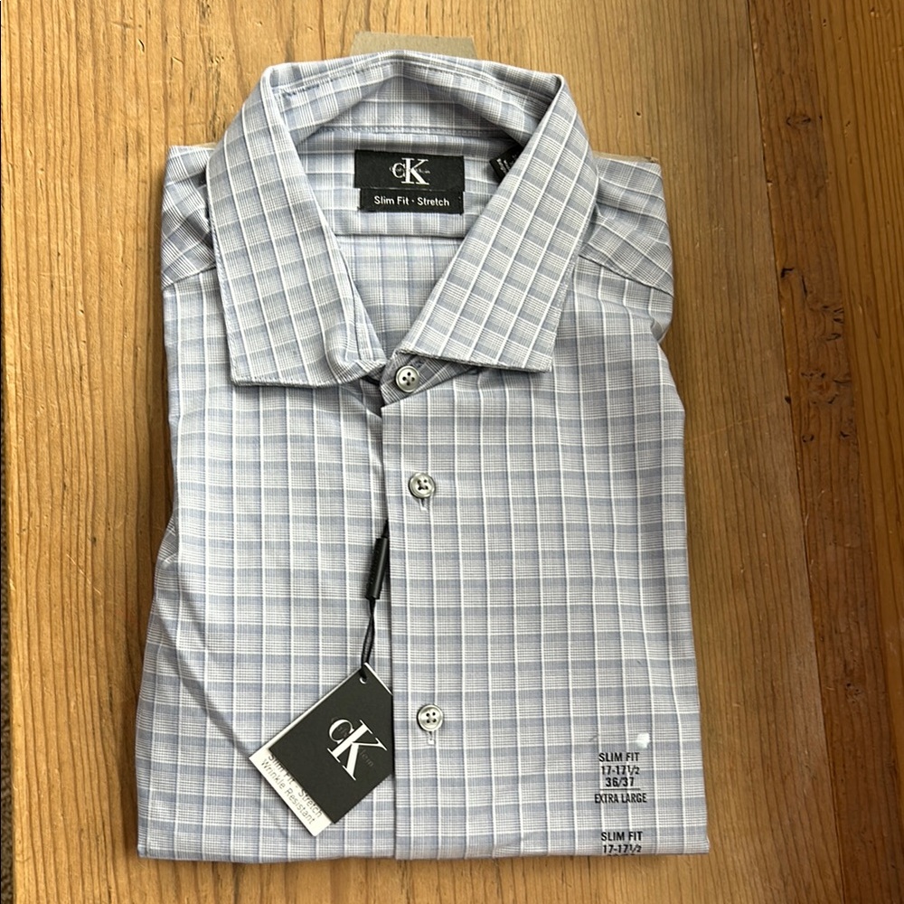 Calvin Klein Men's Slim Fit Stretch Shirt